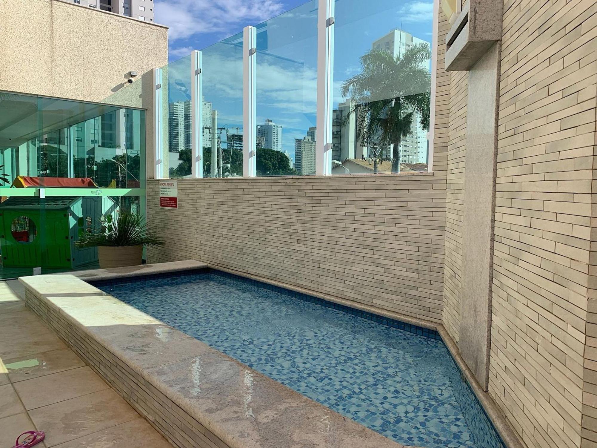 EC1003 - Apartamento com varanda e belíssima vista Goiânia Exterior foto